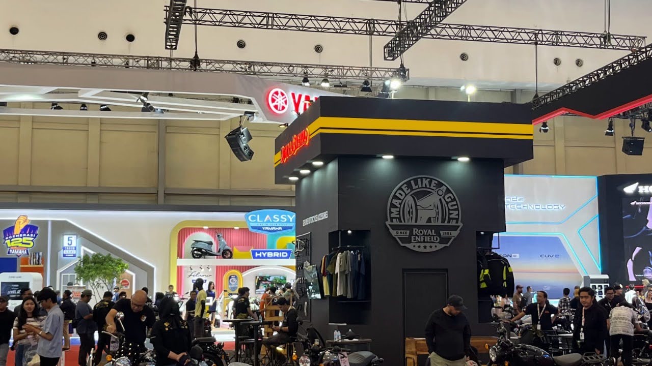 BOOTH ROYAL ENFIELD AT INDONESIA MOTOR SHOW ROYAL ENFIELD JAKARTA 2024